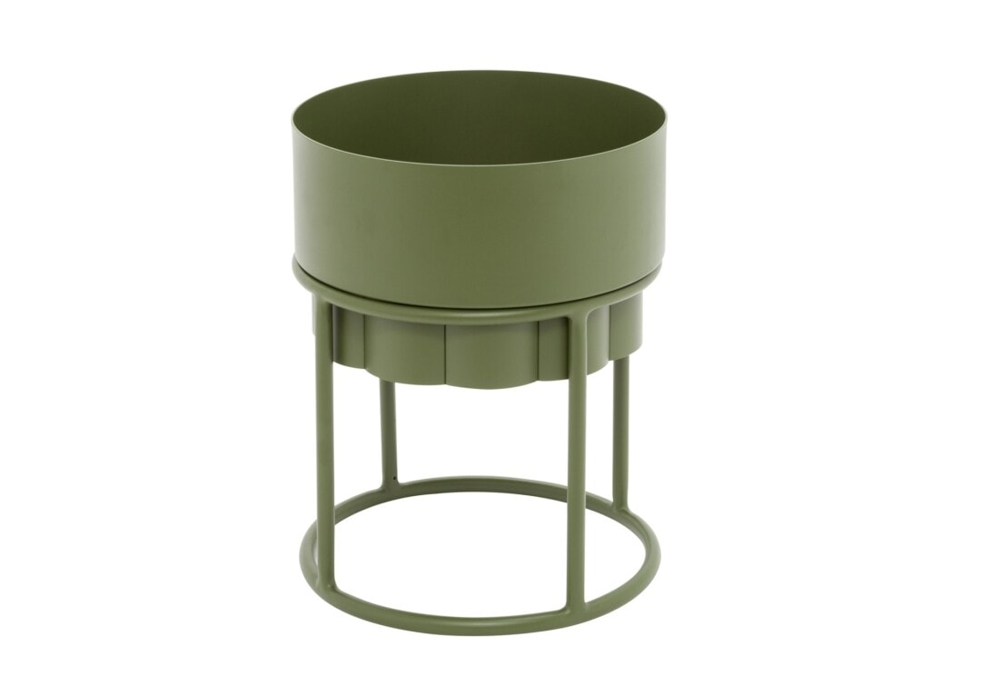 Kun Design Lotus Planter: Olive Green