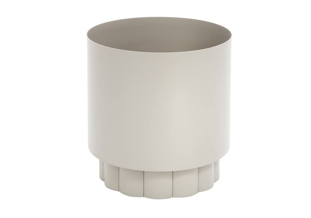 KUN Design Lotus Planter: Olive Grey