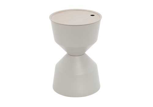 Kun Design Balance Side Table: Olive Grey