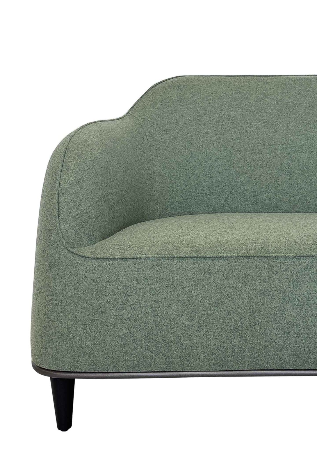 Bear 3 Seater Sofa in Green Marle Fabric HC28
