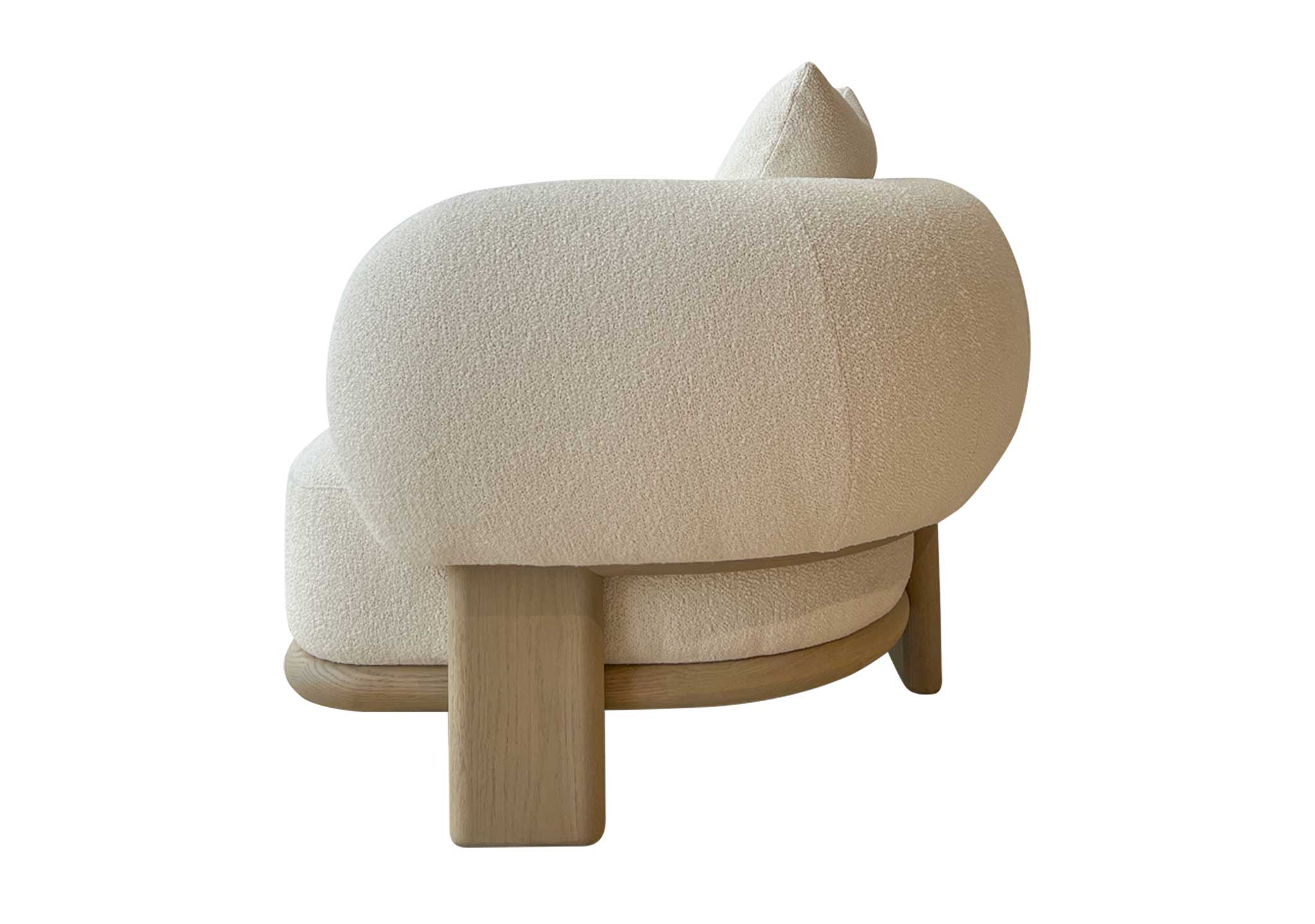 Bol Armchair HC28 Cosmo White Oak Yellowstone Dec 01