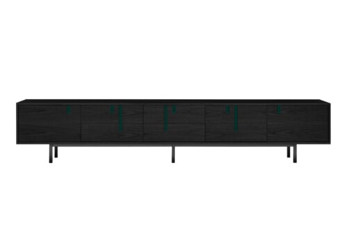 GRU TV Cabinet: Black Oak 300cm