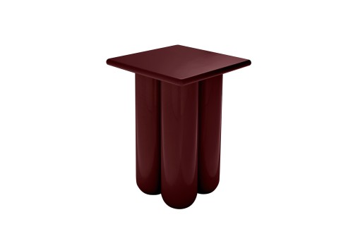 HC28 Bold Side Table: Bordeaux Lacquer