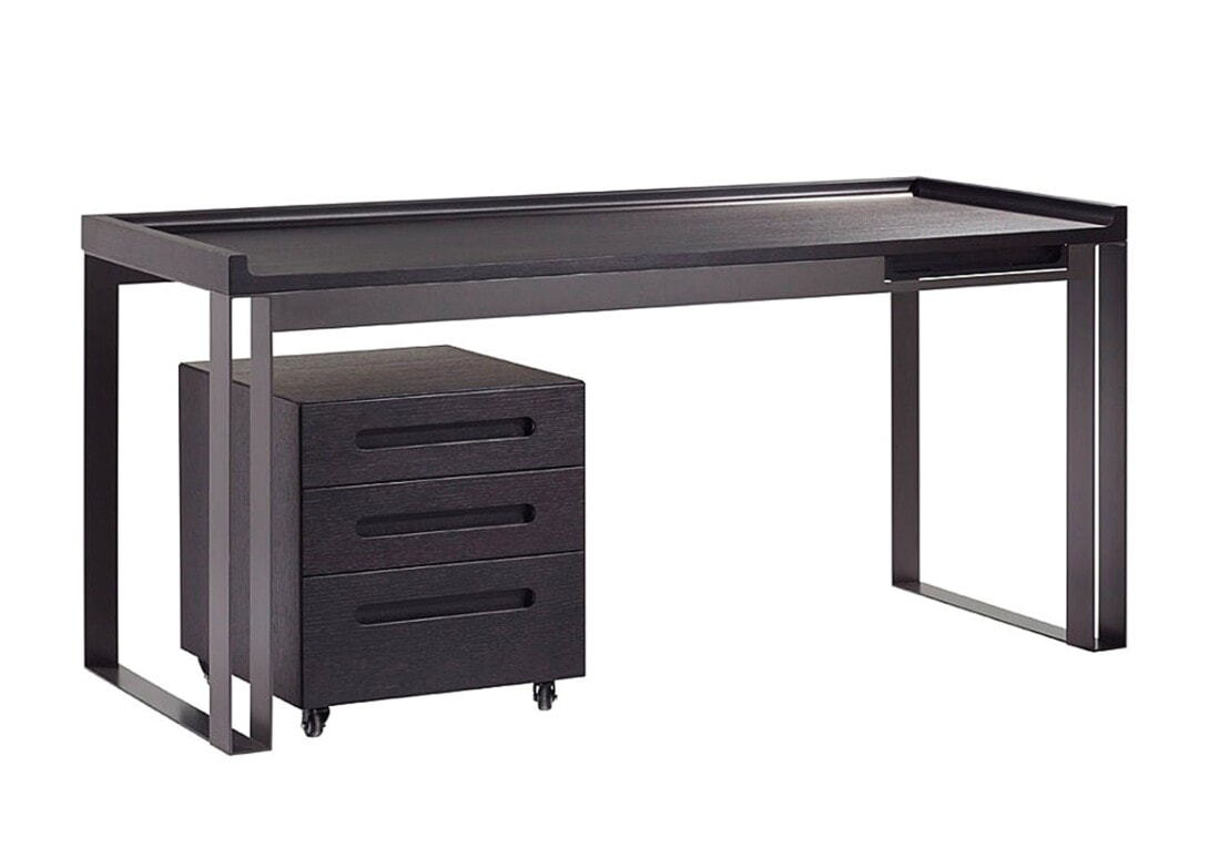 HC28 New Manhattan Office Desk with Filing Cabinet