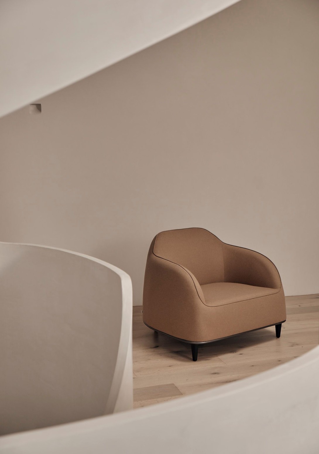 HC28: Bear Armchair in Camel Marle. In collaboration with Trenery.