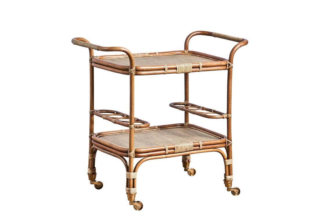 Sika Design Carlo Bar Trolley: Antique