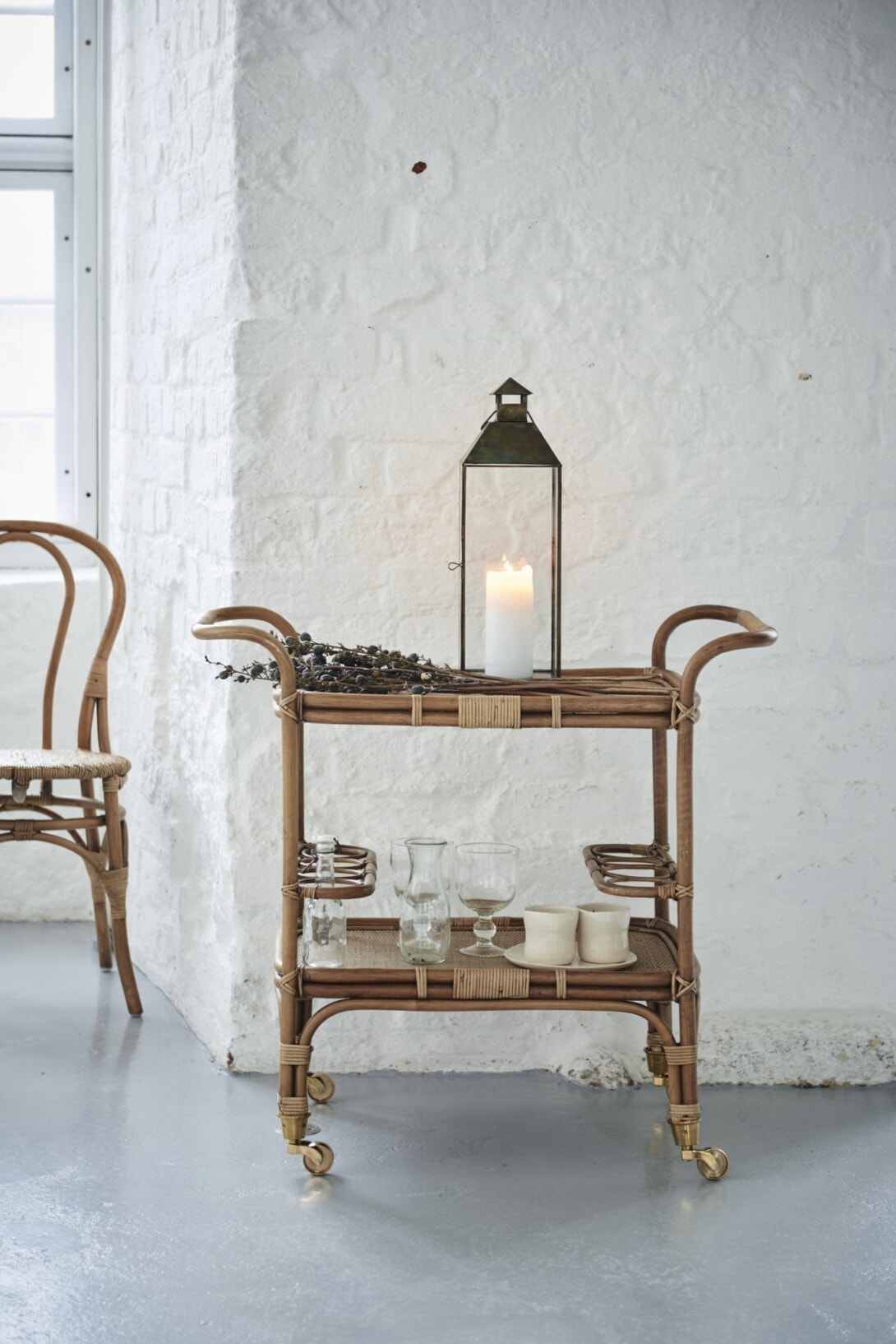 Sika Design Carlo Bar Trolley: Antique