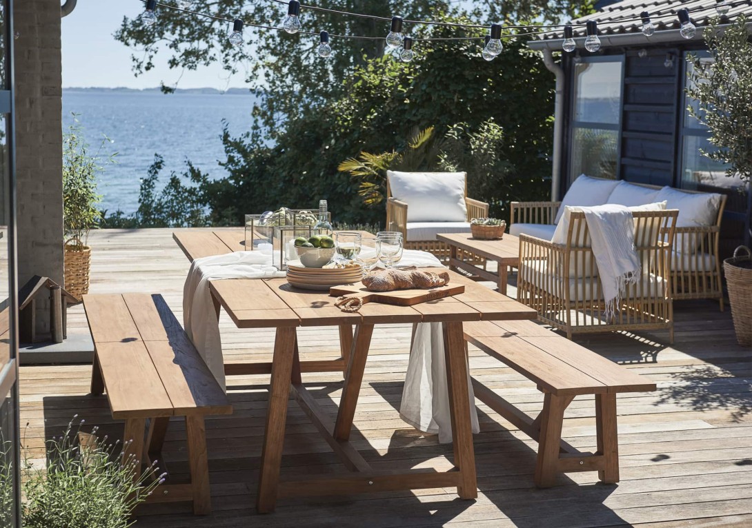 Sika Design George Dining Table: 240x100cm Teak