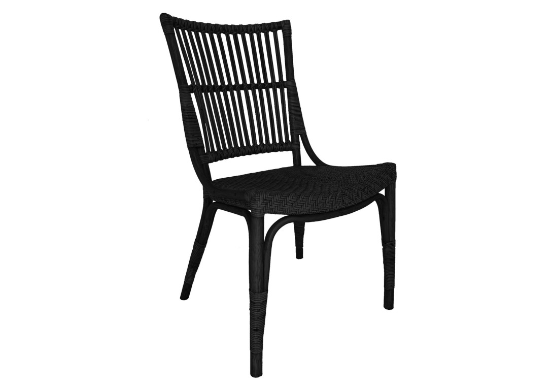 Piano Side Chair Sika Design Black Finish