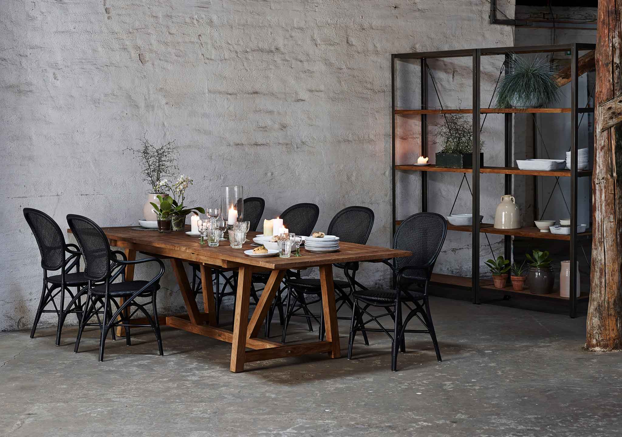 Rossini Black Armchair Lucas Desk Sika Design