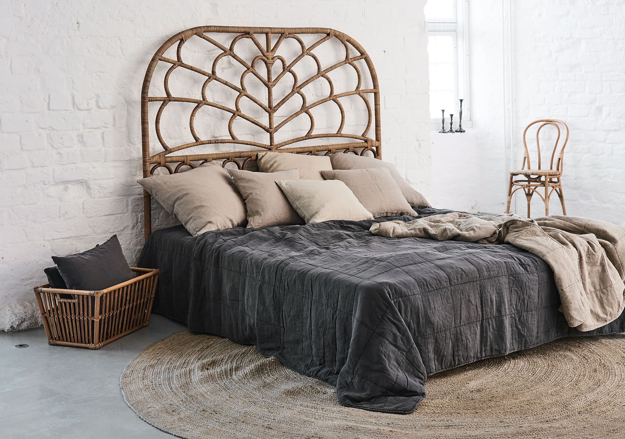 Sika Design Celia Headboard: Antique