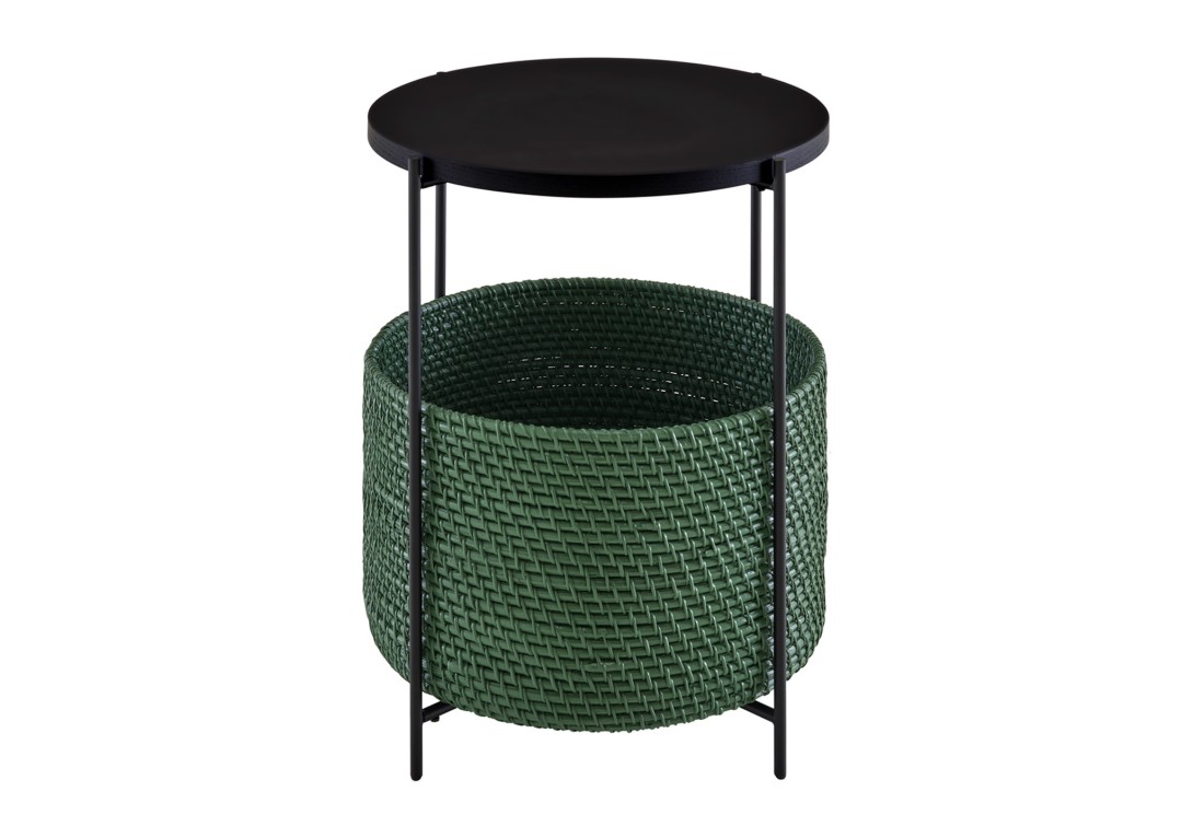 Ligne Roset Cestino Bedside Table: Green