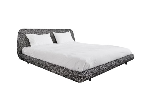 Ligne Roset Ultime Bed: Terraba Graphite