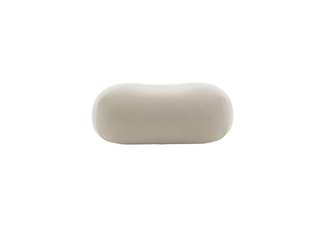 Ligne Roset: Pukka Footstool in Large in custom fabric