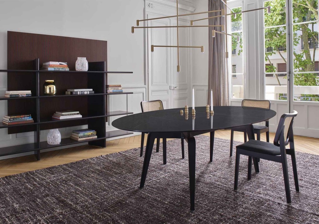 Ligne Roset: Tissage Rug in Noir Blanc