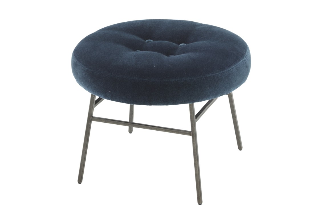 Ligne Roset: Ilot Low Stool in Cloud Marine