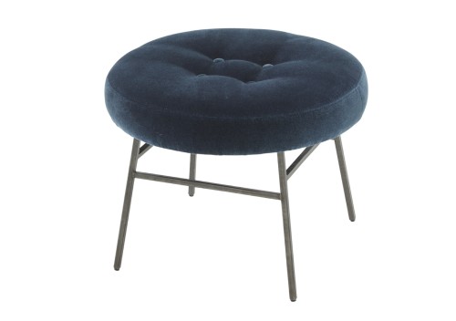 Ligne Roset: Ilot Low Stool in Cloud Marine