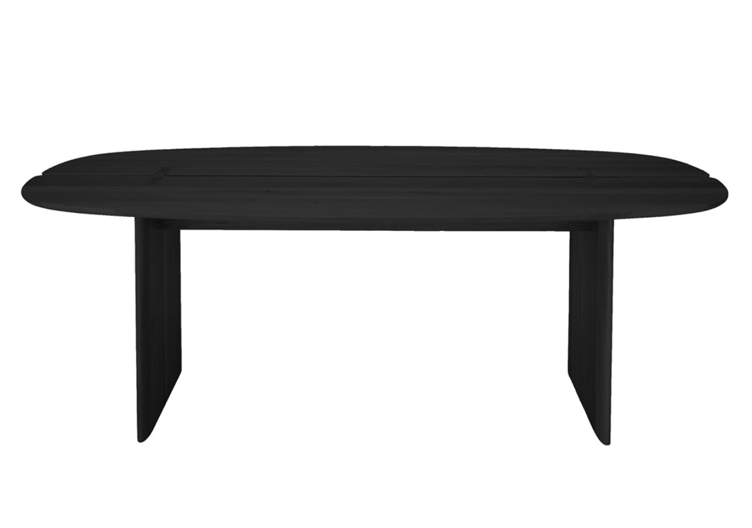 Ligne Roset Intervalle Dining Table: Black Stained Oak