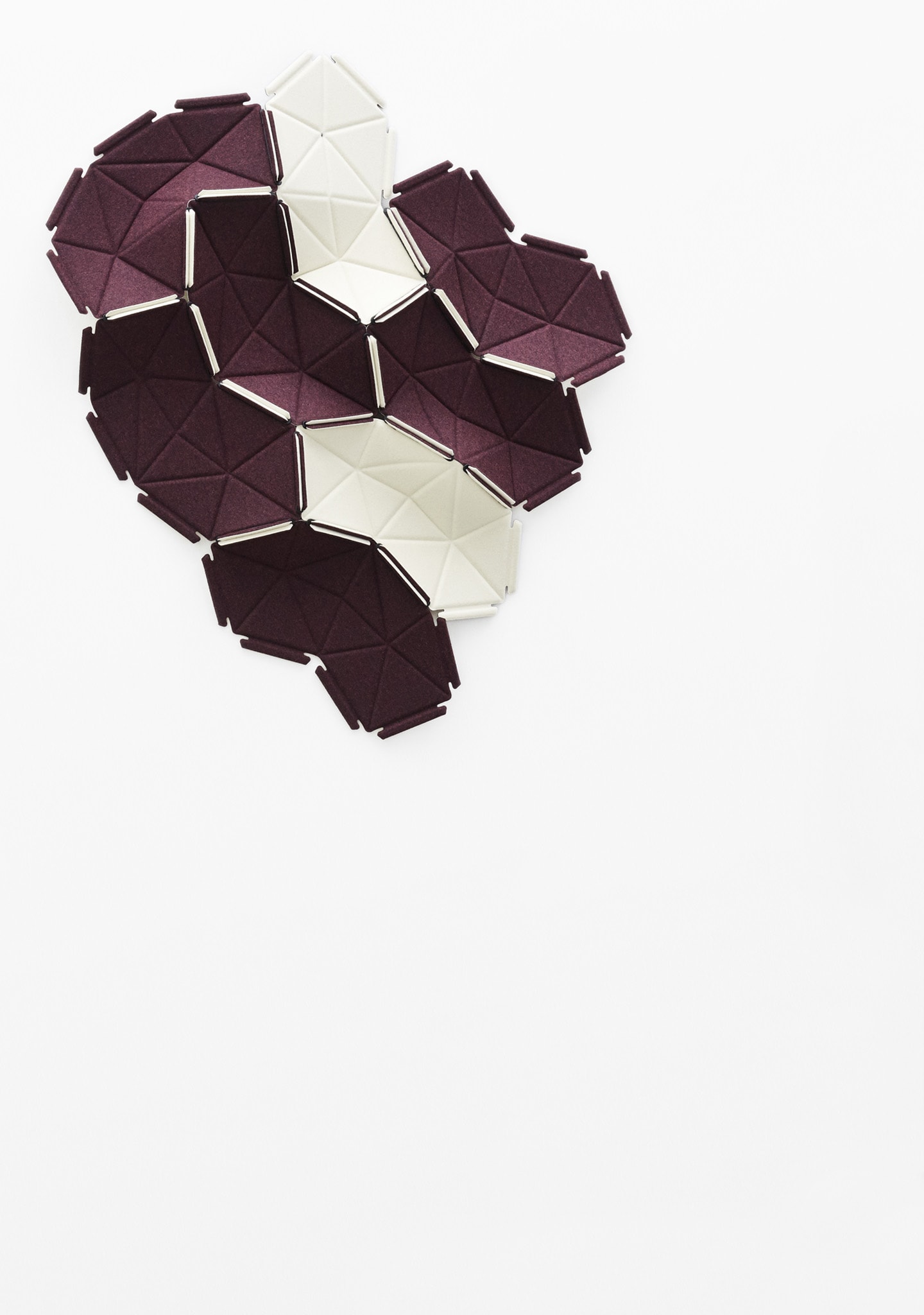 Ligne Roset: Clouds - 8 Pieces in Craie/Bourgogne