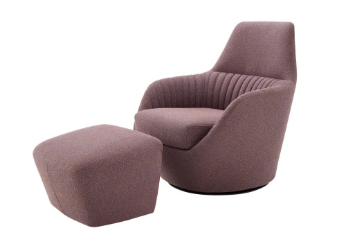 Ligne Roset Amadee Armchair and Footstool Ligne Roset Amadee Armchair and Footstool