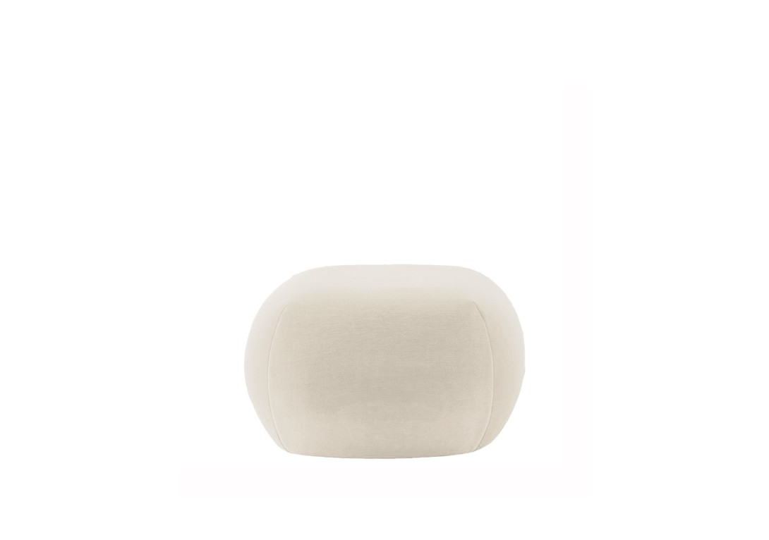 Ligne Roset Pukka Small Footstool: Custom Upholstery