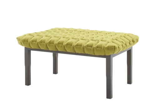 Ligne Roset Ruche Footstool: Custom Upholstery