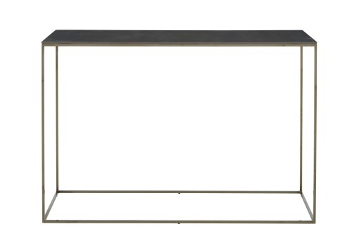 Ligne Roset Space console Metallic Base Anthracite Top