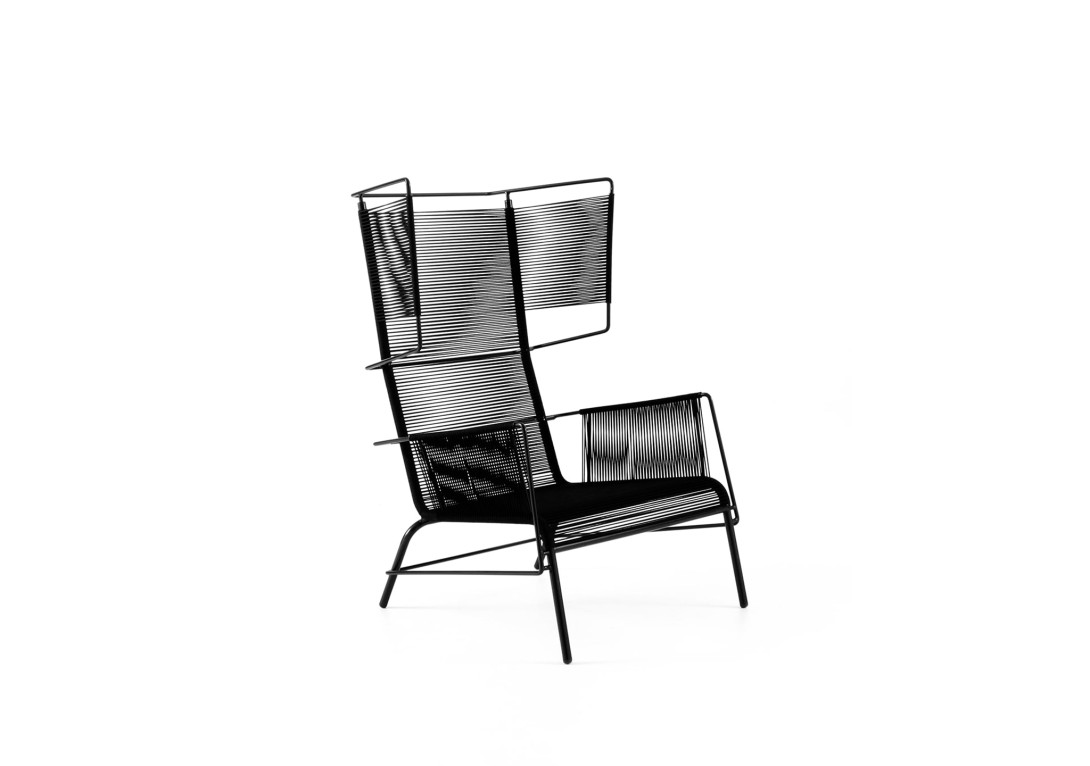 Ligne Roset Fifty Armchair: Black