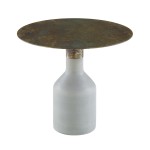 Base Tuscan Stone / Top Oxidised Steel