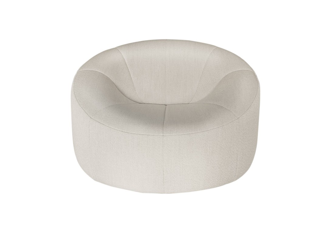 Ligne Roset Pumpkin Armchair: Dios Ecru