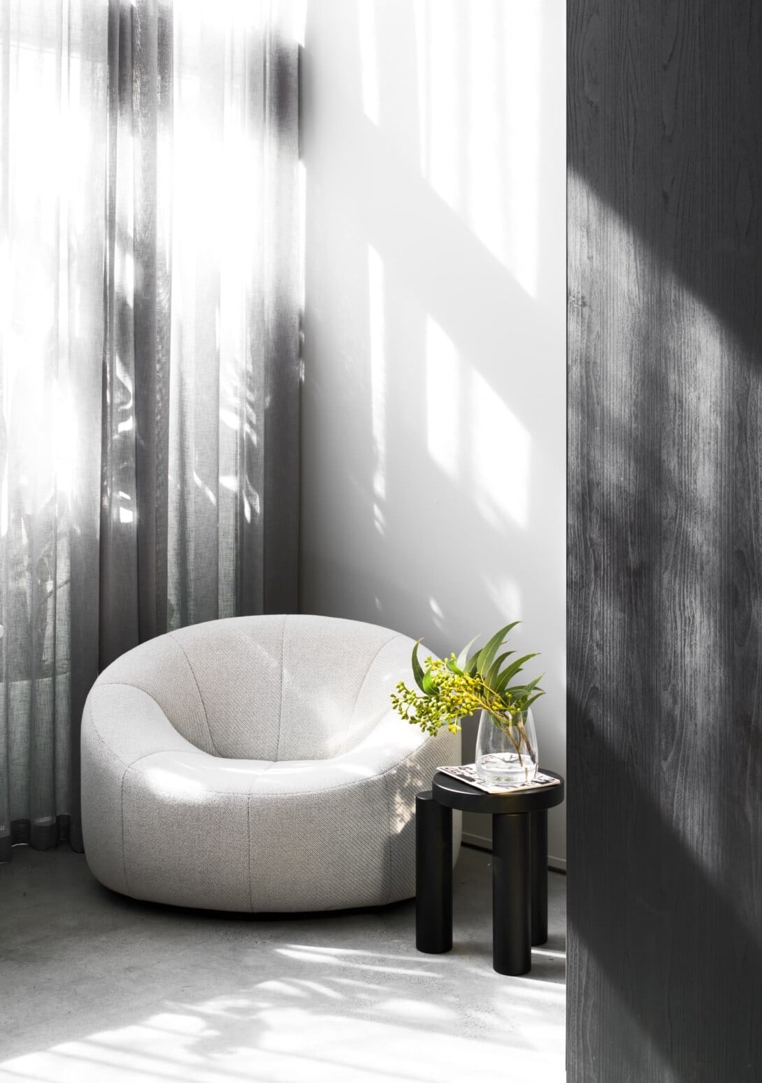 Ligne Roset Pumpkin Armchair: Coda Creme