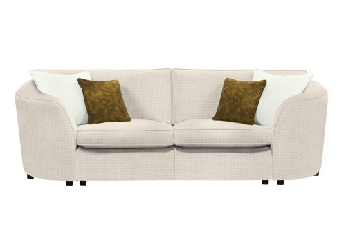 Antibes Grand Classic Back Sofa in Stravinsky Ivory