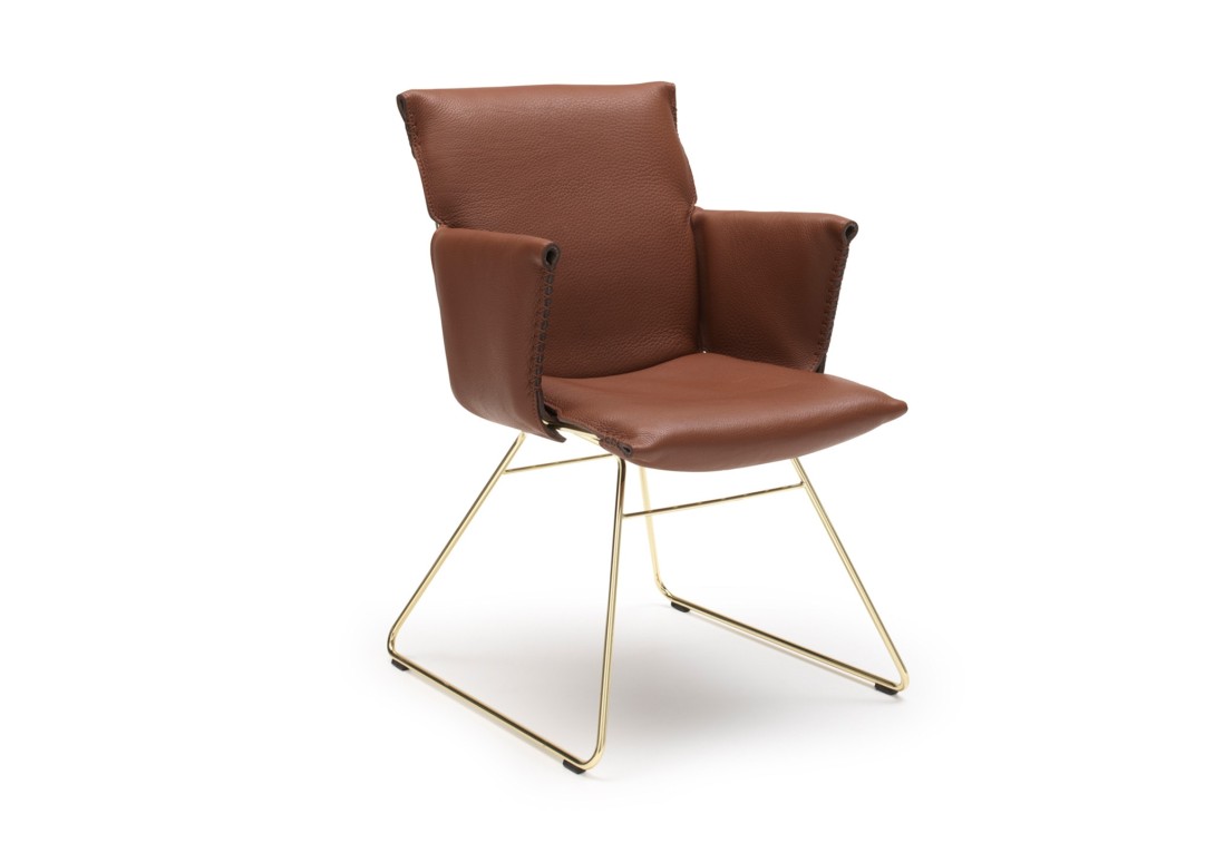 de Sede: DS-515 Dining Chair in Club Teak with Craft 428