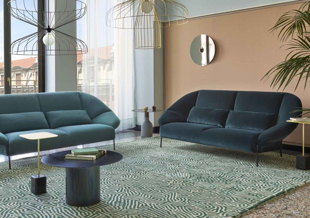 Ligne Roset Ecume Rug in Green