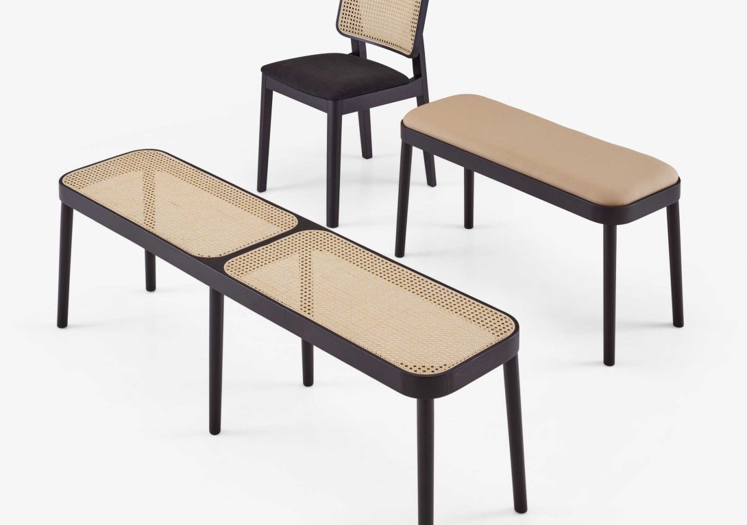 Ligne Roset: Tambour Bench Large and Small