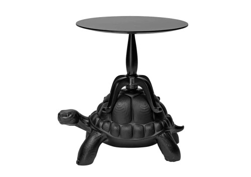 Qeeboo: Turtle Carry Coffee Table in Black