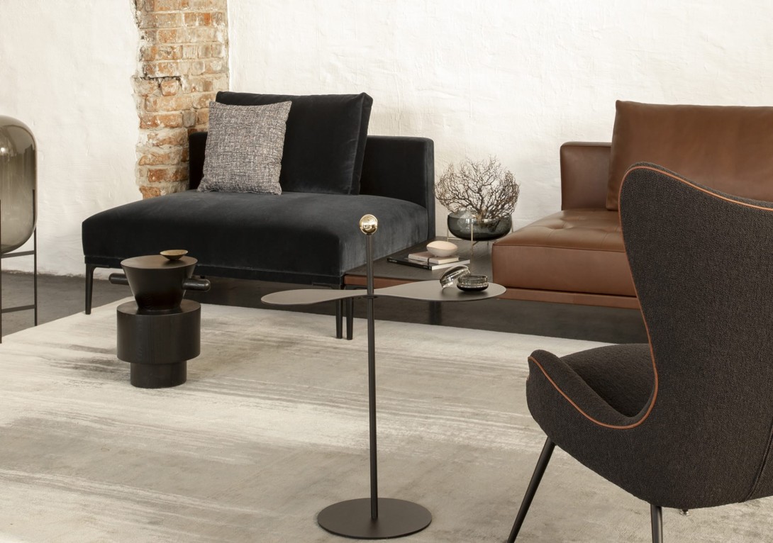 WITTMANN Helice Side Table Odessa Armchair Playtime Sofa Grain Cut Side Table
