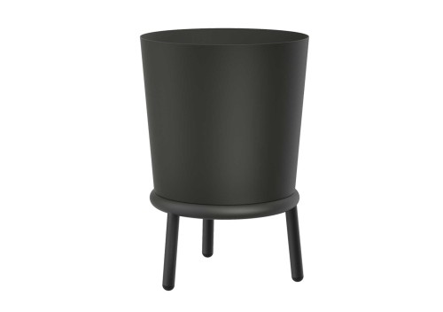 Kun Design Root Planter Black Frame Black Pot 56x80cm