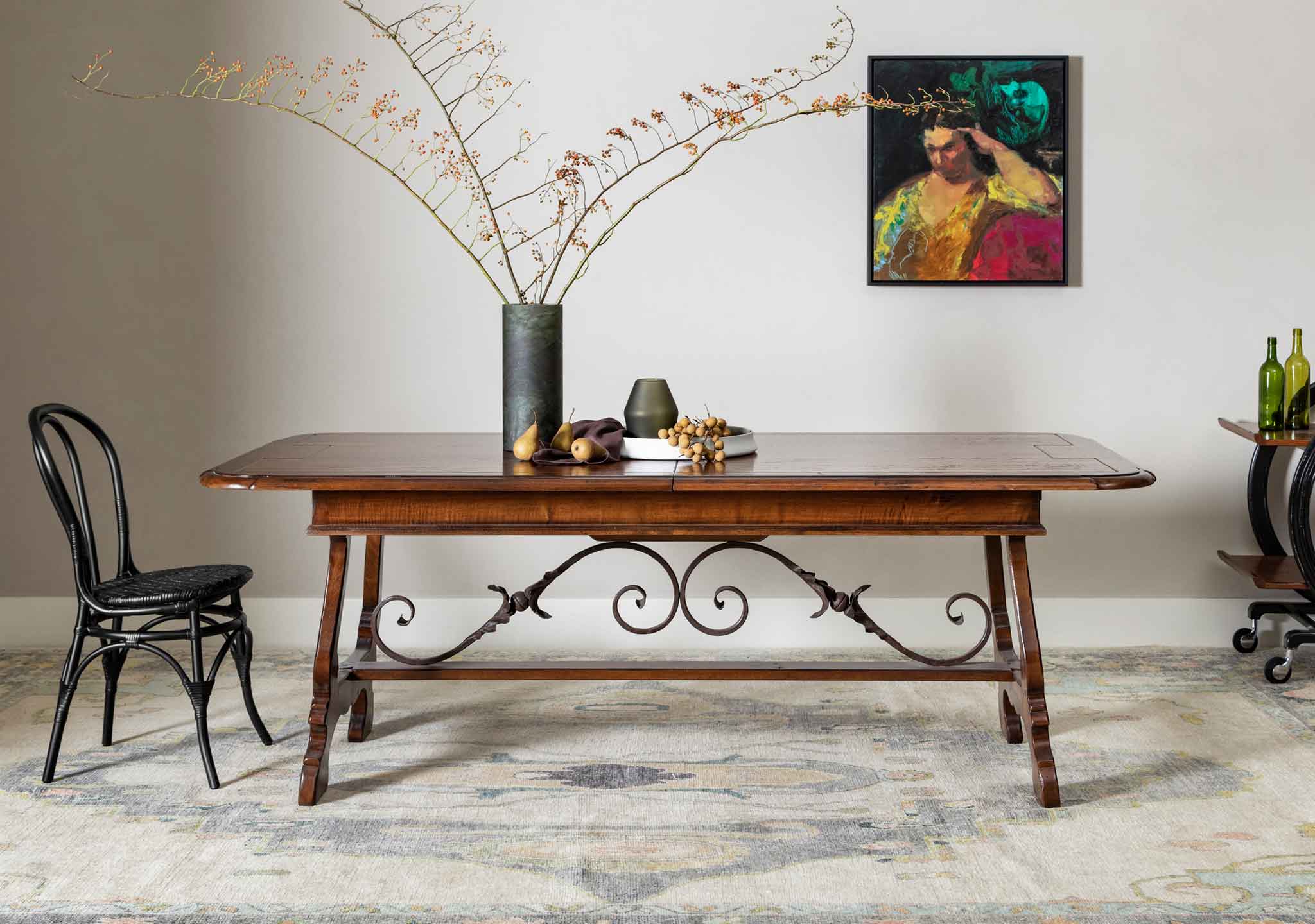 Isatis Dining Table Arte Brotto Rectangular Pierre Chiaro Sika Design Lulu Chair