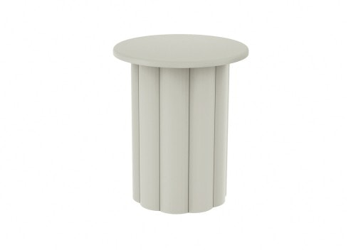 KUN Lotus Side Table: Olive Grey
