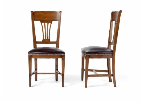 Nepenta Dining Chair Arte Brotto G13S Pierre Chiaro Leather Testa Di Morro