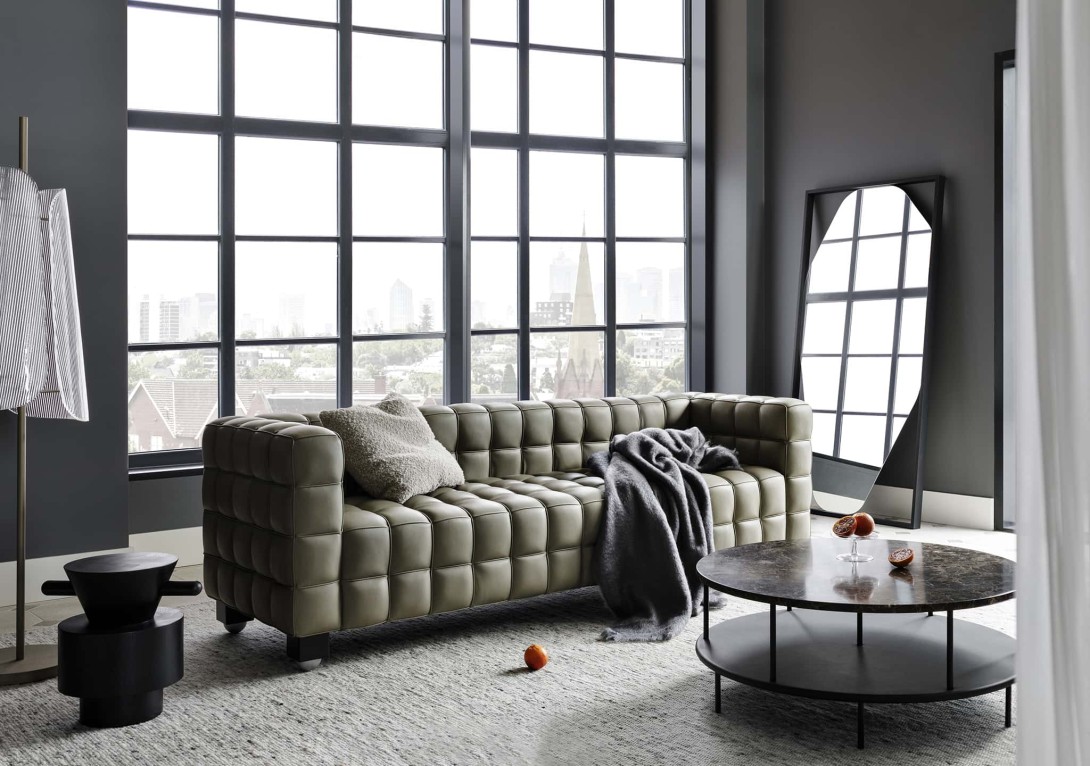 Wittmann Kubus Sofa and DD Coffee Table