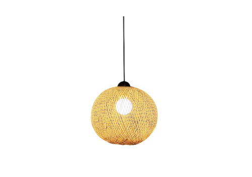 DOMO Home: Sichuan Ceiling Lamp in Natural Bamboo in Medium