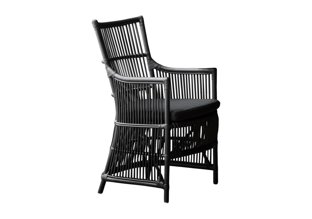 Davinci Chair Black with Black Cushion Sika Design
