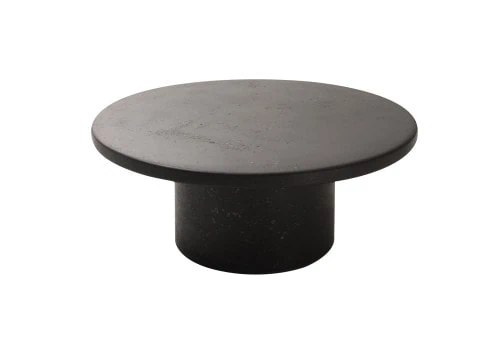 de Sede: ds-612 Coffee Table Dia 90cm in DS-TELA Marble Belgian Blue coating