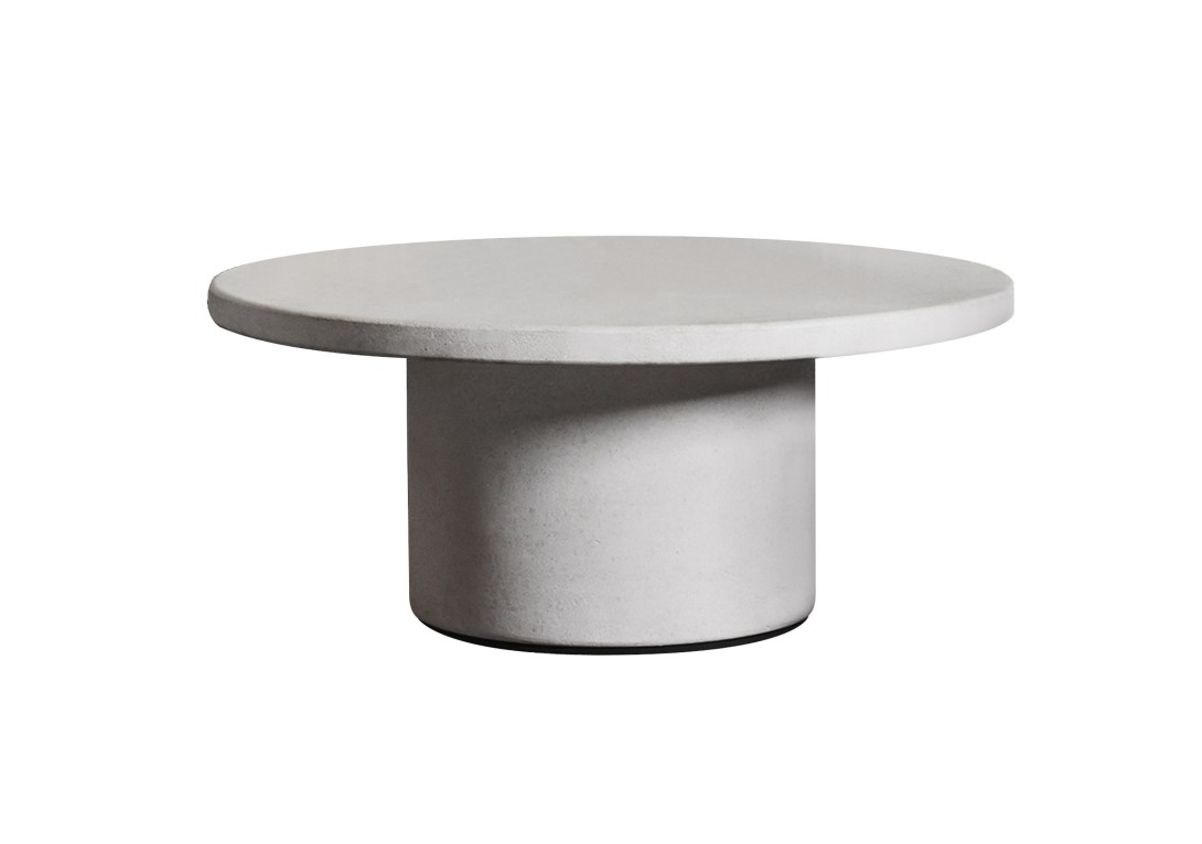 de Sede: ds-612 Coffee Table Dia 90cm in DS-TELA Marble White Carrara coating