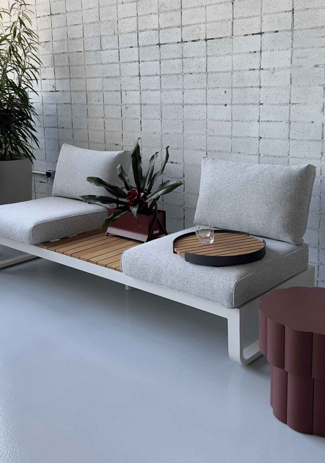 Bloom 3 Seater Sofa DOMO Home Mooncake Side Table Kun Design