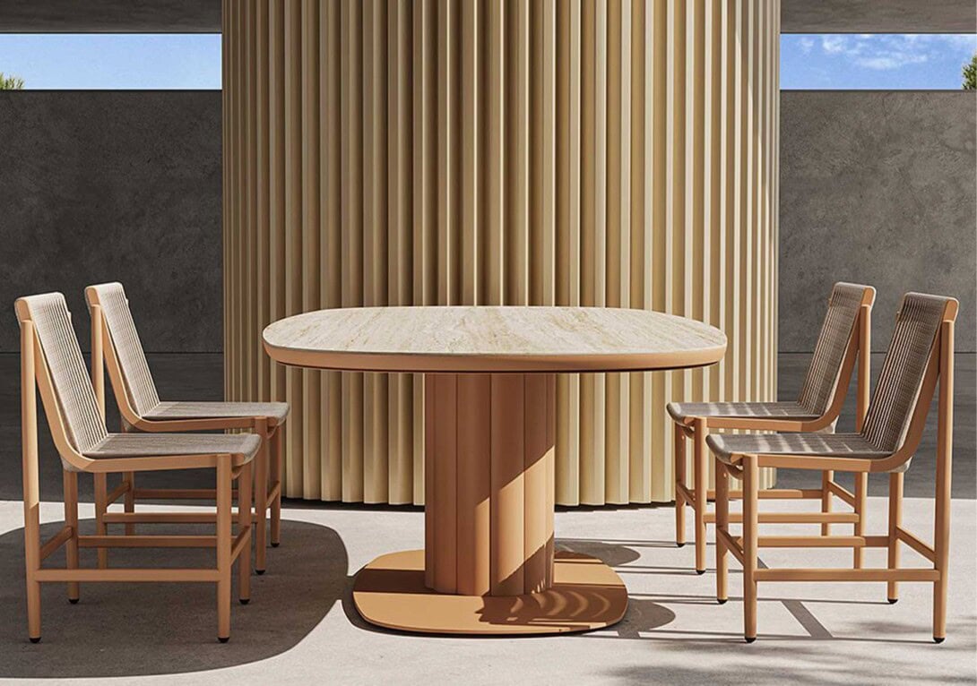 KUN Design: Lotus Pillar Dining Table