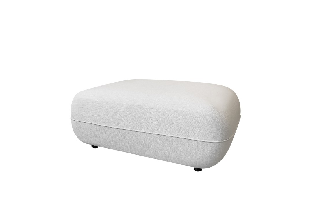 HC28 Cosmo Bufa Ottoman: Cream
