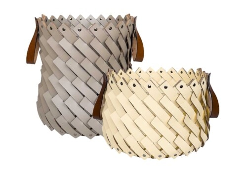 Almeria Basket Pinetti Taupe Medium Peach Small